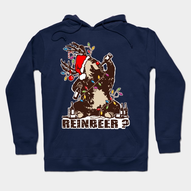 Bear, deer, drunken reinbeer? Hoodie by NewSignCreation